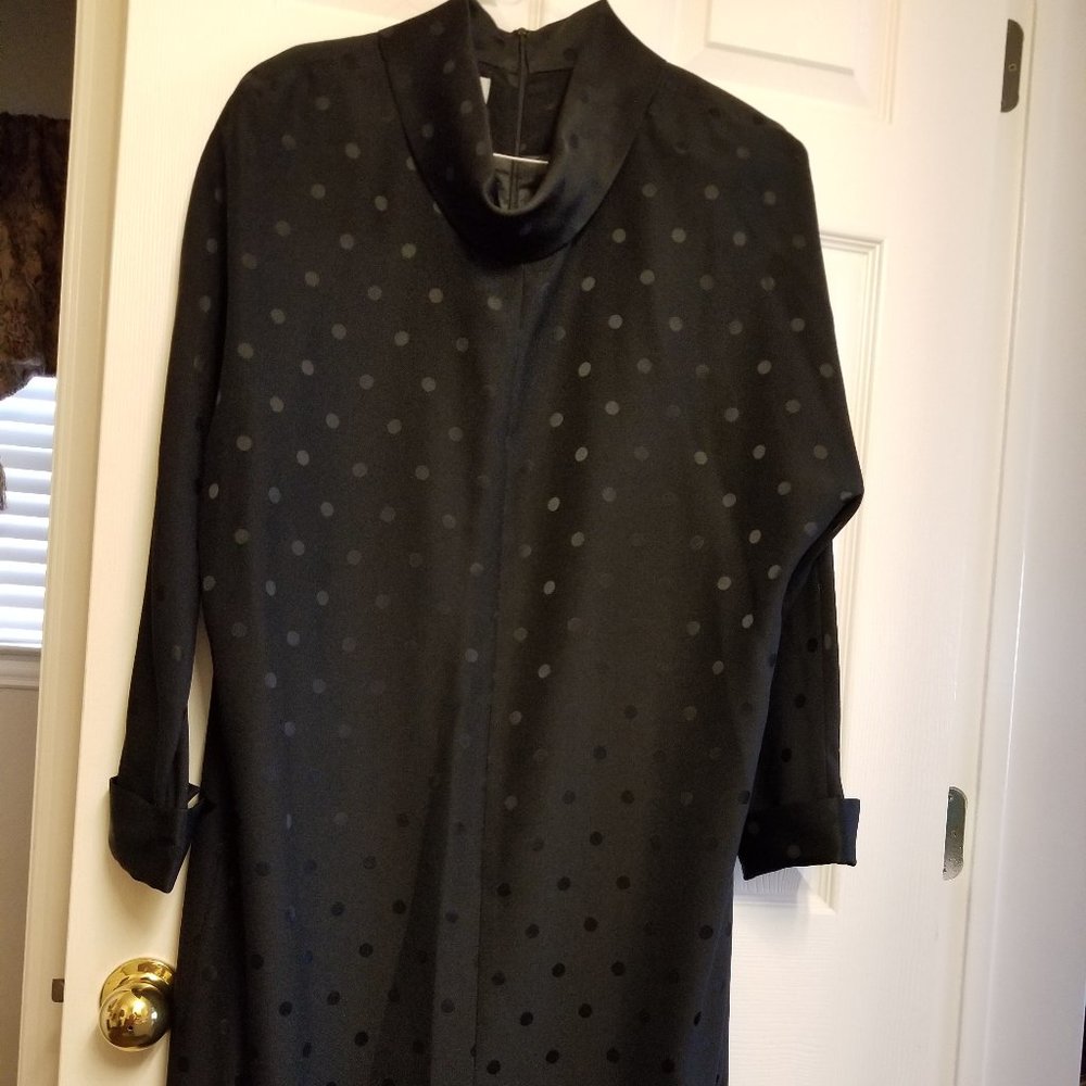 Andrew Harvey Black Cowl Neck Dress